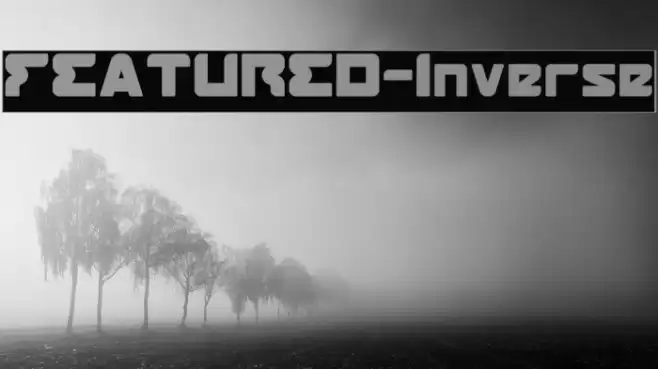 FEATURED-Inverse Font examples