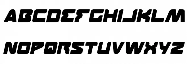 FEATURED Italic フォント 大文字