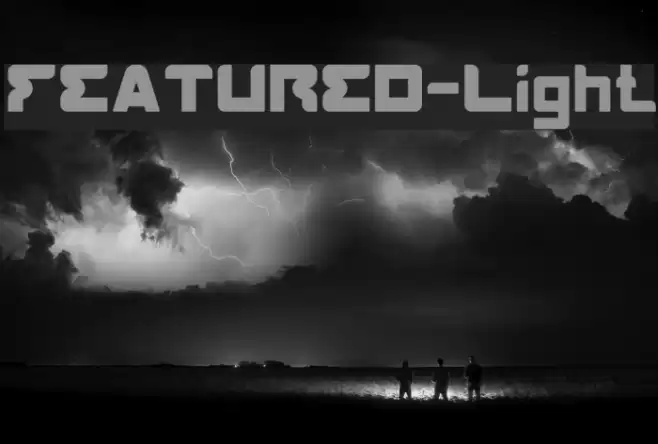 FEATURED-Light Font examples