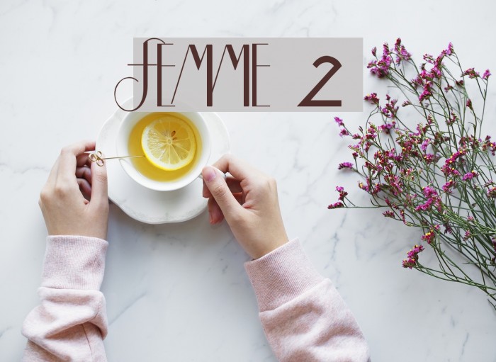 FEMME 2 Шрифта examples