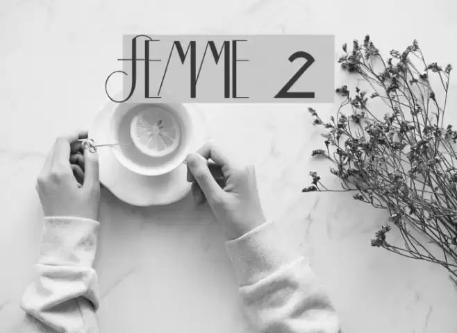 FEMME 2 Font examples