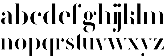 FEMORALIS Regular Font LOWERCASE