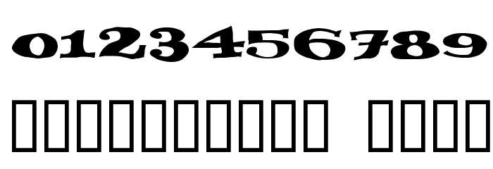 FETTECKE Font OTHER CHARS