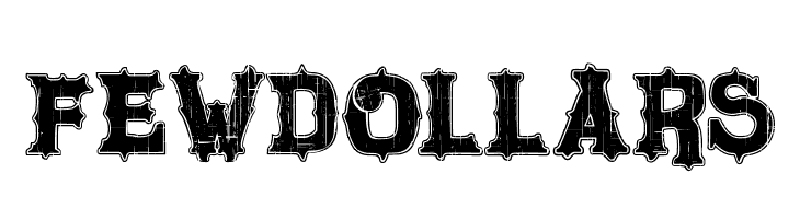 FEW DOLLARS  font caratteri gratis