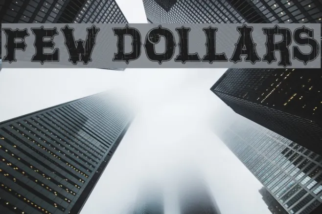 FEW DOLLARS Example 2