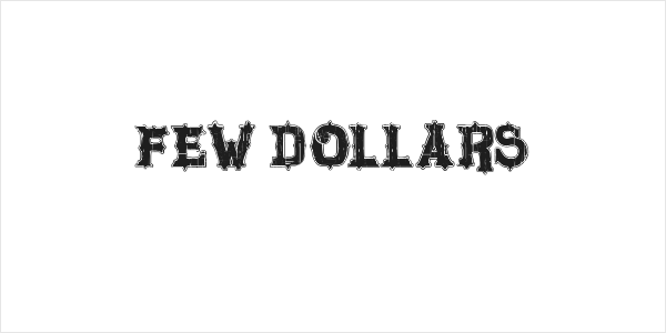 FEW DOLLARS Logo