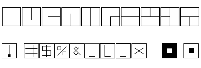 FEZ-Regular Font OTHER CHARS