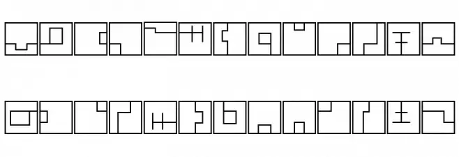 FEZ-Regular फ़ॉन्ट लोअरकेस