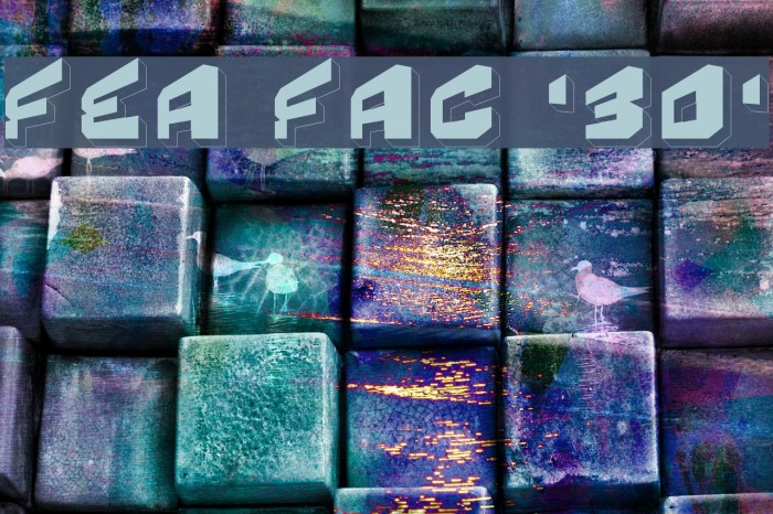 Fear Factor '3D' Font examples