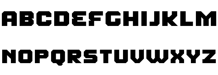 Fear Factor Black Font LOWERCASE