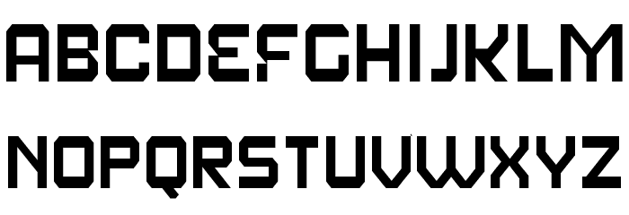 Fear Factor Text Font LOWERCASE