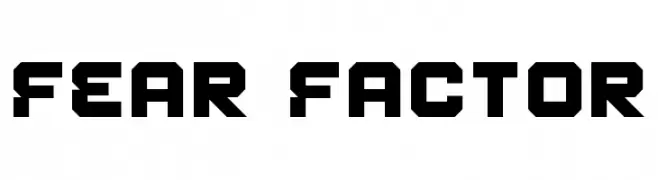 Fear Factor  font caratteri gratis