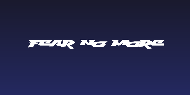 Fear No More Social Header