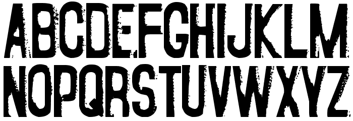 Fear of a Punk Planet Font LOWERCASE