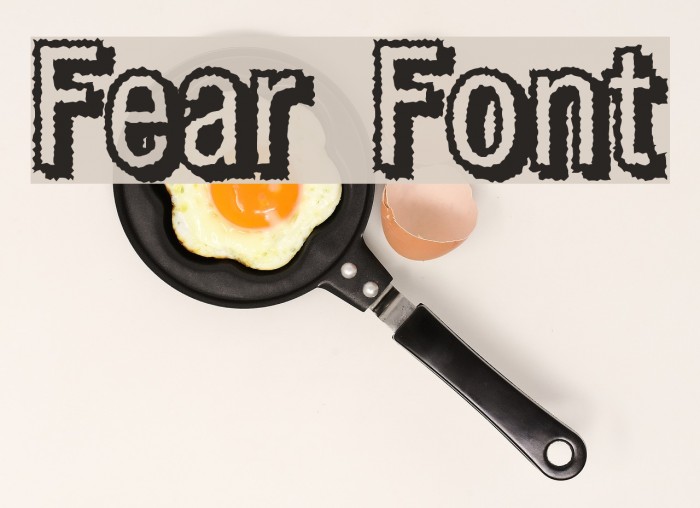Fear Font examples