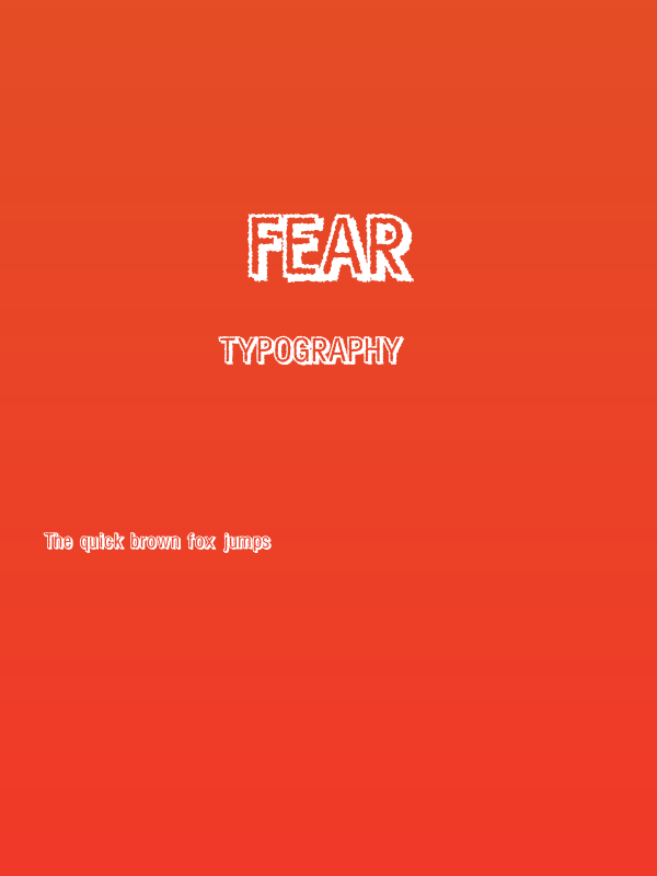Fear Poster