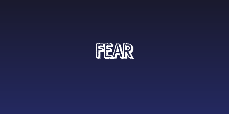 Fear Social Header