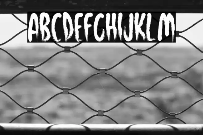 Fearful House Font examples