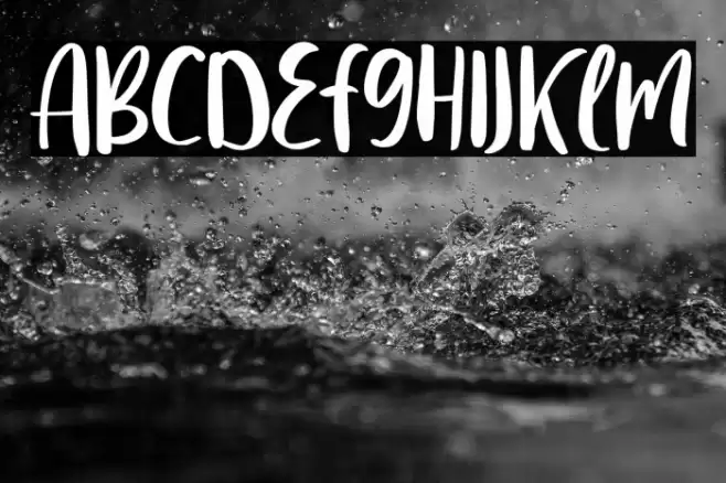 Fearful Font examples