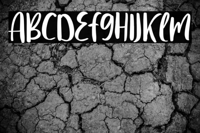 Fearful Font examples