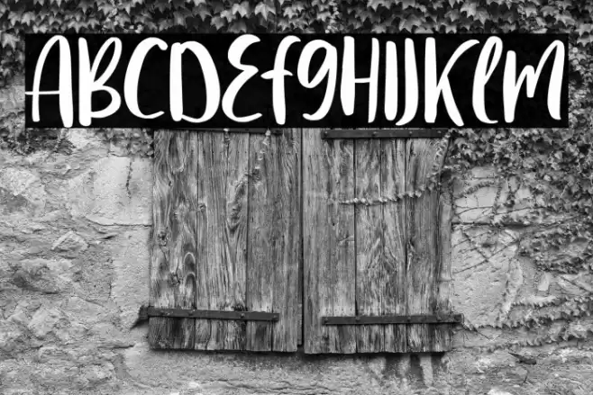 Fearful Font examples