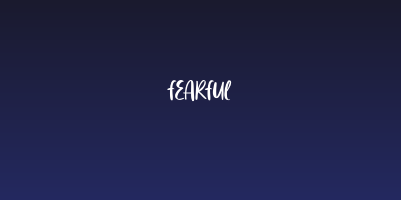 Fearful Social Header