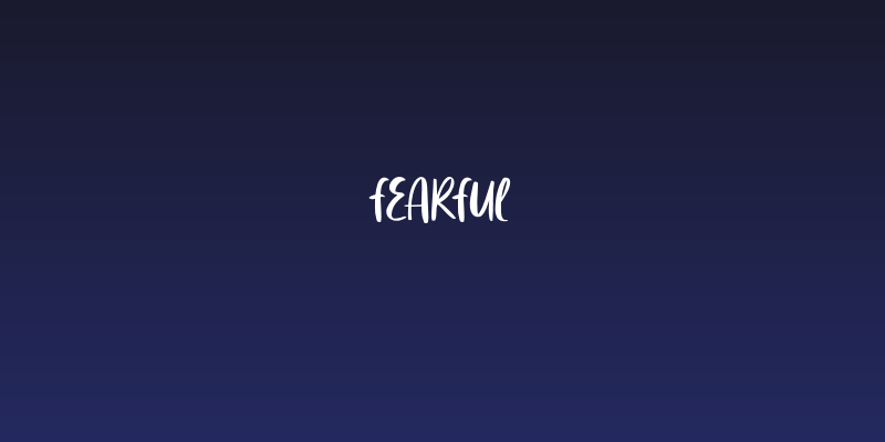 Fearful Social Header