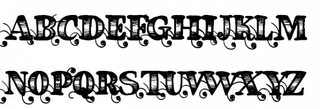 Fearing Madness Schriftart Groß
