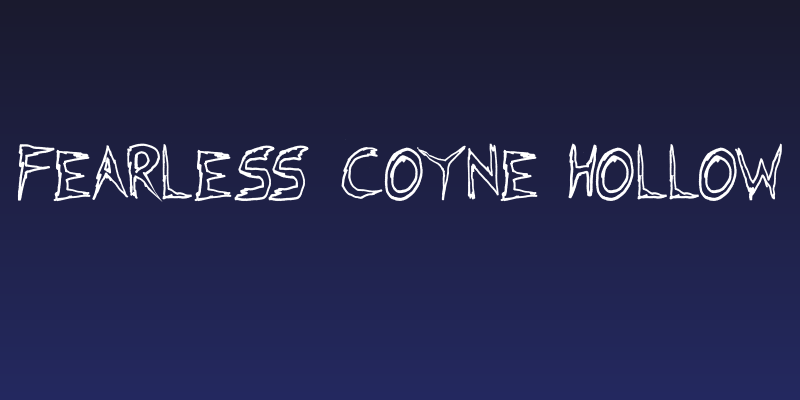 Fearless Coyne Hollow Social Header