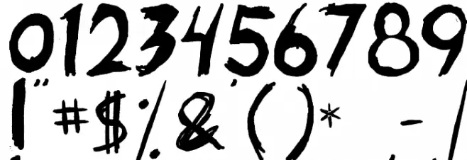 Fearless Coyne Shadow Font OTHER CHARS