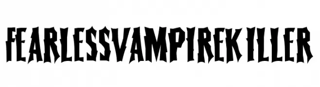 FearlessVampireKiller  Скачать бесплатные шрифты