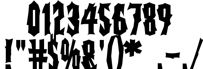 FearlessVampireKiller Font OTHER CHARS
