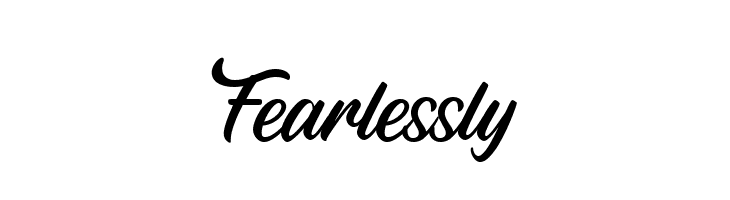 Fearlessly  नि: शुल्क फ़ॉन्ट्स डाउनलोड