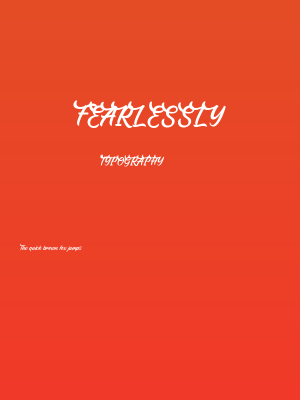 Fearlessly Poster