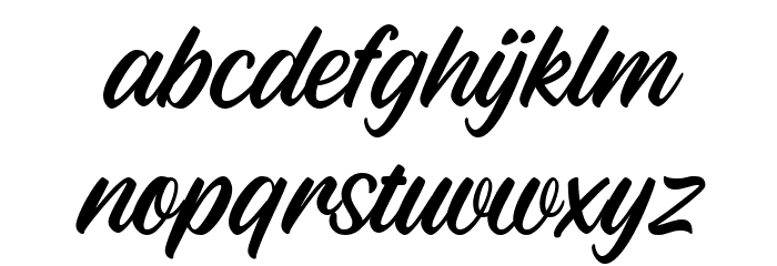 Fearlessly Font LOWERCASE