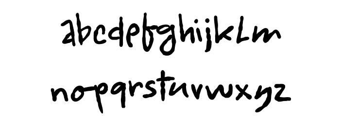 Fearsome DEMO Regular Font LOWERCASE