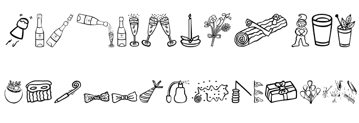 Feast Day Font LOWERCASE