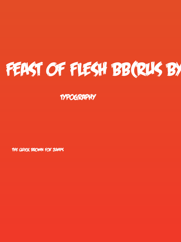 Feast of Flesh BB(RUS BY LYAJKA Poster