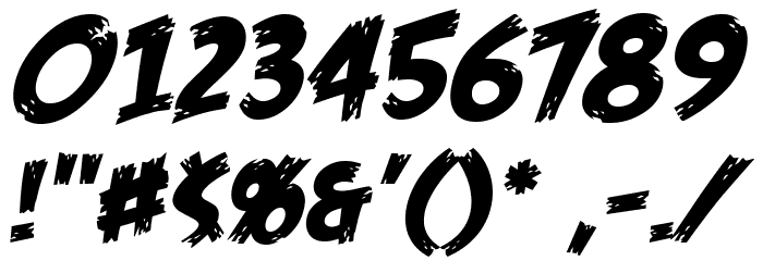 FeastofFleshBB-Italic Font OTHER CHARS