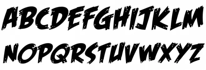 FeastofFleshBB-Italic फ़ॉन्ट अपरकेस