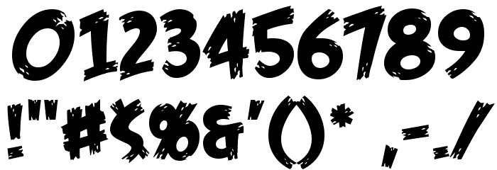 FeastofFleshBB Font OTHER CHARS