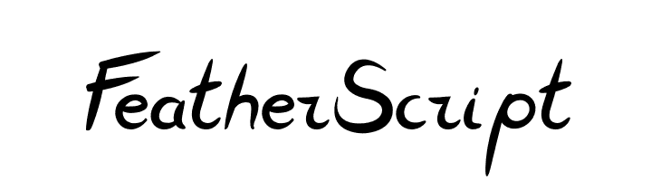FeatherScript 字体