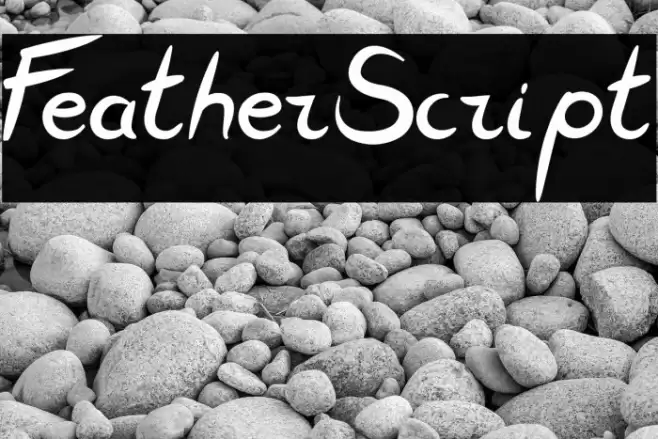 FeatherScript Caratteri examples