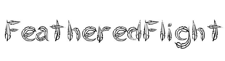 FeatheredFlight  Frei Schriftart Herunterladen