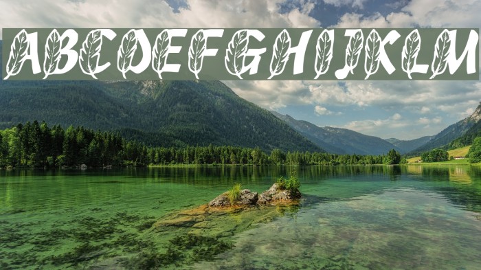 FeathersInYourCapsRegular Font examples
