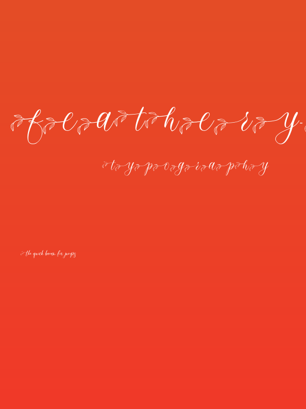 Feathery-PersonalUse Poster