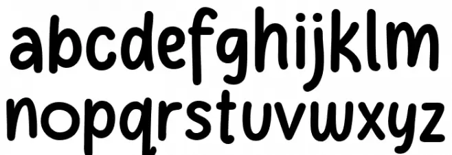 Featly Note Regular Шрифта строчной