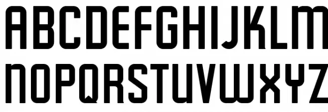 Featured Item Font LOWERCASE
