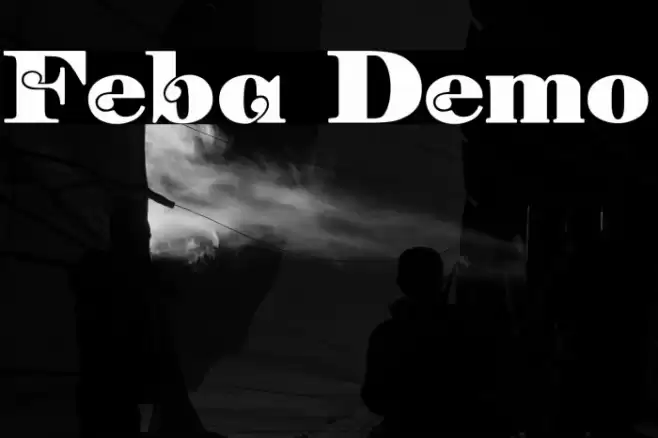 Feba Demo Font examples