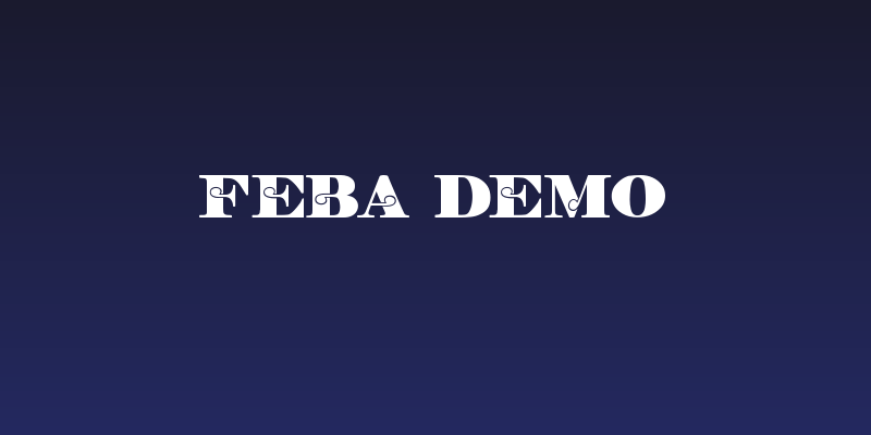 Feba Demo Social Header